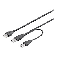 Deltaco DELTACO USB2-16 - USB-kabel - USB till USB - 30 cm