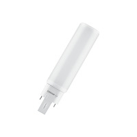 LEDVANCE OSRAM DULUX - LED-glödlampa - form: tubulär - glaserad finish - G24q-2 - 7 W - svalt vitt ljus - 4000 K