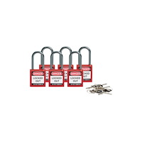 Brady Brady 814126, Konventionellt hänglås, Tangentlås, Olika låsn...