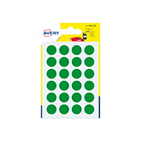 AVERY Avery - självhäftande färgkodad etikett - grön (paket om 168)