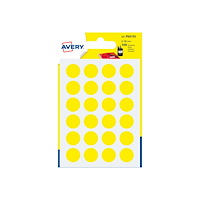 AVERY Avery - självhäftande färgkodad etikett - gul (paket om 168)