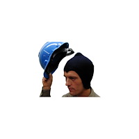 OTTO SCHACHNER Hjelmhue blå Strikket