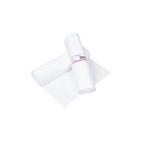 NORDISKT PAPPER AB Avfallspåsar, 30 l, 52 x 58 cm, 12 my, vita, rulle med 100 p...