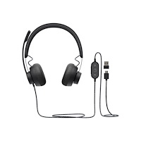 Logitech Logitech Zone Wired MSFT Teams - headset - USB-C