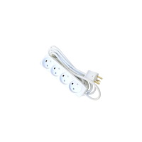 Solar Plus Uttag med 4 runda uttag, med jord. 1,5 m sladd, med stickpro...