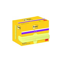 Post-it Post-it® Super Sticky Notes Canary Yellow, gul, 12 blokke, 4...