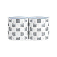 KATRIN Avtorkningspapper Katrin Plus blått Ø26,5 cm x 350 m 2-lager...