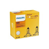 Philips Philips Vision 12342PRC2 Bättre sikt, 60 W, 12 V, H4, haloge...