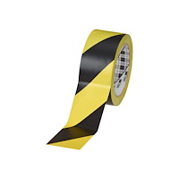 3M Scotch 766i markeringstejp - 50 mm x 33 m - svart, gul