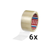 tesa Förpackningstejp Tesa 4280, PP, 50 mm x 60 m, transparent, 6...