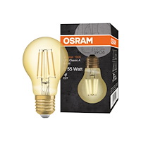 LEDVANCE OSRAM Vintage 1906 - LED-glödlampa med filament - form: A60 - E27 - 6.5 W - varmt vitt ljus - 2400 K