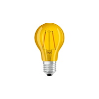 LEDVANCE OSRAM STAR CLASSIC A Décor - LED-glödlampa med filament - form: A60 - E27 - 2.5 W - gult ljus - 2200 K
