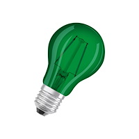 LEDVANCE OSRAM LED STAR Décor Classic A - LED-glödlampa - form: A60 - E27 - 2.5 W - grönt ljus - 7500 K