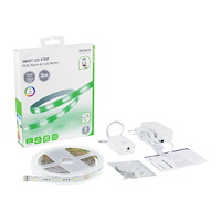 Deltaco DELTACO SMART HOME - ljusslinga - LED - 24 W - RGB/varmt till kallt vitt ljus - 2700-6500 K - vit