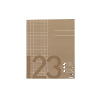 BANTEX Anteckningsbok bantex, 17 x 21 cm, fyrkantig 10 x 10 mm, bru...
