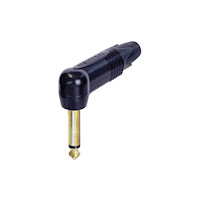 Neutrik Neutrik NP2RX-B, 1/4" phone plug, Svart, Guld, 14,5 mm, -20