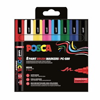 POSCA POSCA PC-5M PENSE 8 st. basfärger