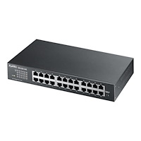 ZyXEL Communications Zyxel GS-1100-24E - switch - 24 portar - ohanterad - rackmonterbar