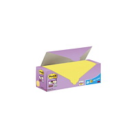 3M Post-it Super Sticky Notes, 76 x 76 mm, gul, pakke a 24 stk.