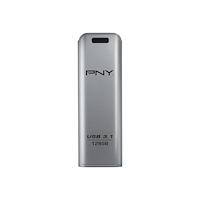 PNY Technologies PNY Elite Steel - USB flash-enhet - 128 GB