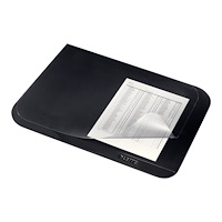 LEITZ Leitz Plus bordsunderlägg - 40 x 53 cm - polyvinylklorid (PVC) - svart