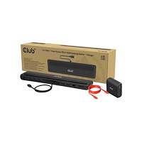 Club-3d Club 3D - dockningsstation - USB-C - 2 x HDMI, DP - 1GbE