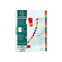 EXACOMPTA Exacompta Nature Future - avdelare - 20 delar - för A4 - tabbad - vit