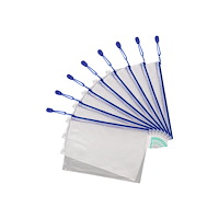 tarifold Tarifold t-collection ZIPPER - dokumentplånbok med dragkedja - för A5 - blå, transparent