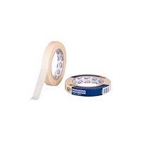 HPX HPX Professional maskeringstejp - 19 mm x 50 m - gräddvit (paket om 48)