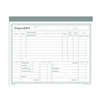 BURDE FÖRLAGS AB Mayland - dagliga tidkort - 50 ark - 200 x 148 mm - Kopia