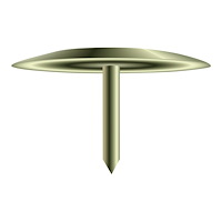 EXACOMPTA Exacompta - häftstift - 9 mm huvuddiameter, 9 mm nål - paket med 100