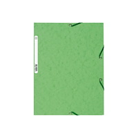 EXACOMPTA Exacompta Nature Future - 3-flikhållare - för A4 - kapacitet: 250 ark - marmorerat ljusgrön