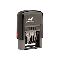 trodat Trodat Printy 4846 - stämpel - självinfärgning - nummer - 27 mm bred