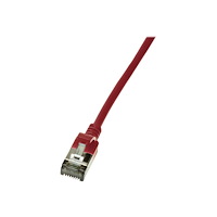 2direct LogiLink SlimLine - patch-kabel - 50 cm - röd, RAL 3031
