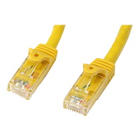 StarTech.com StarTech.com Cat6-patchkabel med hakfria RJ45-kontakter – 1 m, gul - patch-kabel - 1 m - gul