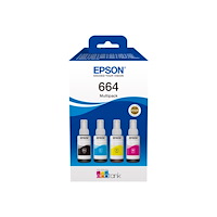 EPSON Epson EcoTank 664 - 4-pack - svart, magenta, cyan, gul - original - bläcktank