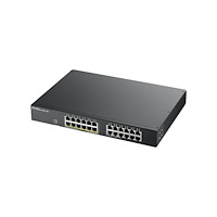 ZyXEL Communications Zyxel GS1900-24EP - switch - 24 portar - smart - rackmonterbar