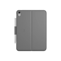 Logitech Logitech Slim Folio - tangentbord och foliefodral - QWERTY - USA, internationellt - oxford-grå Inmatningsenhet