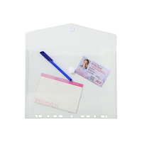 EXACOMPTA Exacompta - dokumentplånbok - för A4 - klar (paket om 5)