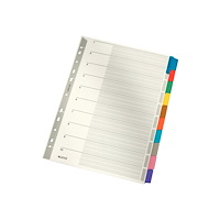 LEITZ Leitz - avdelare - 10 delar - för A4 - kapacitet: 10 ark - tabbad