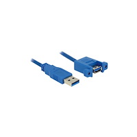 DeLOCK Delock Panel-mount - USB-kabel - USB typ A till USB typ A - 1 m