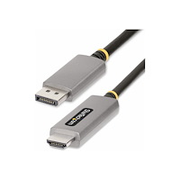 StarTech.com StarTech.com 6ft (2m) DisplayPort to HDMI Adapter Cable, 8K 60Hz, 4K 144Hz, HDR10, DP 1.4 to HDMI 2.1 Active Video Conve...