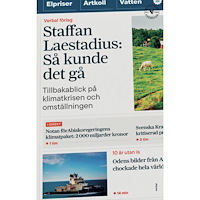 Staffan Laestadius Så kunde det gå : tillbakablick på klimatkrisen och omställningen (bok, danskt band)