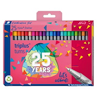 STAEDTLER Fineliner Staedtler® triplus® 0,3 mm med 20+5 stk. ass. farv...