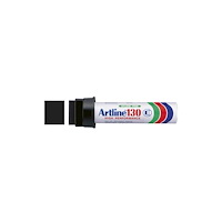 Artline Marker Artline® 130 sort permanent 30mm firkantet spids (stk...