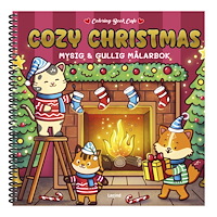 Legind A/S Cozy Christmas Deluxe. Lyxig Cozy Coloring målarbok från Coloring Book Cafe (bok, spiral)