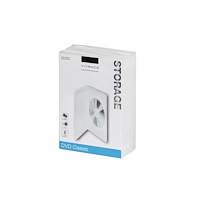 Vivanco Vivanco 31713, DVD-fodral, 1 diskar, Transparent, 136 mm, 19...