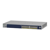 Netgear NETGEAR Smart GS728TP - switch - 24 portar - smart - rackmonterbar