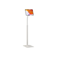 Manhattan Manhattan Floor Stand (Anti theft) for Tablet and iPad, Universal, 360° Rotation, Tilt +20° to -110°, White, Lockable, T...