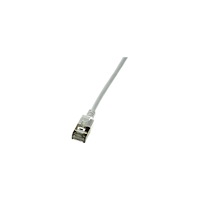 2direct LogiLink SlimLine - patch-kabel - 1 m - grå, RAL 7035